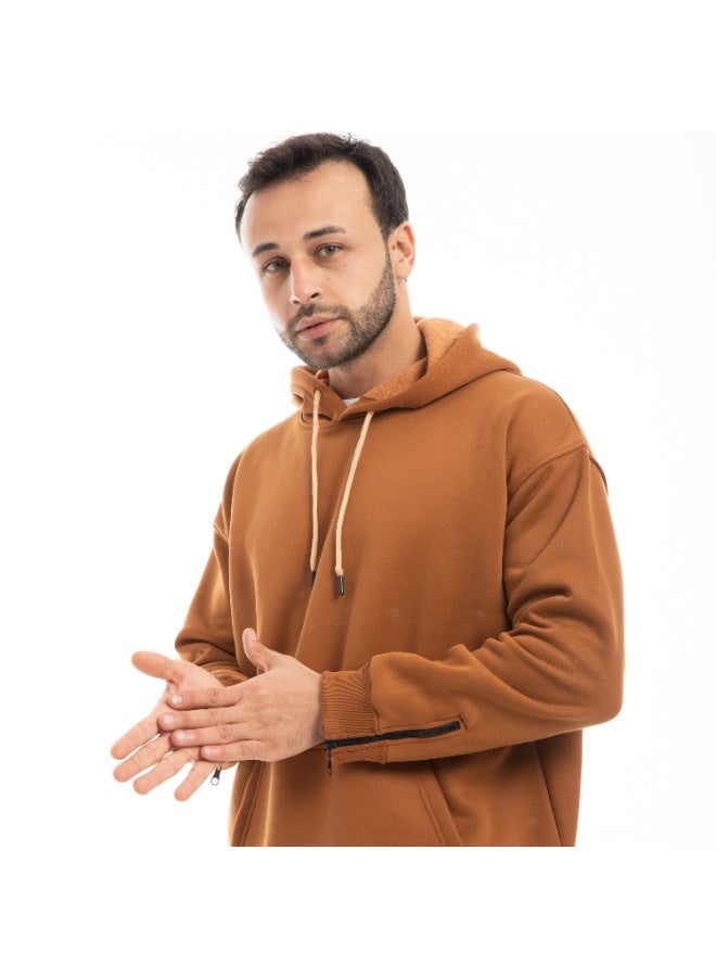 سيزار هودي رجالي اوفر سايز مزود بغطاء للرأس - Image 3