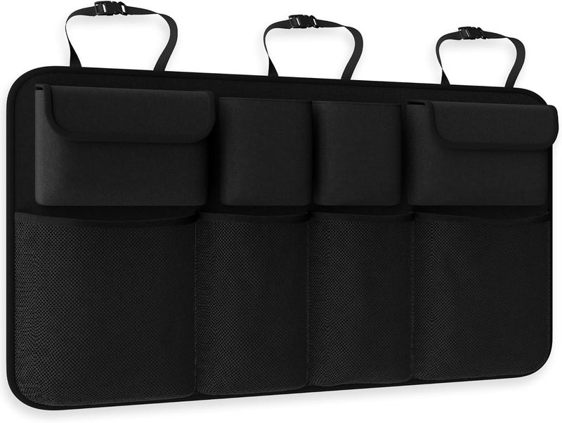 ZENO Car Boot Seat Organiser with 8 Storage Bags - Foldable and Waterproof - Image 1