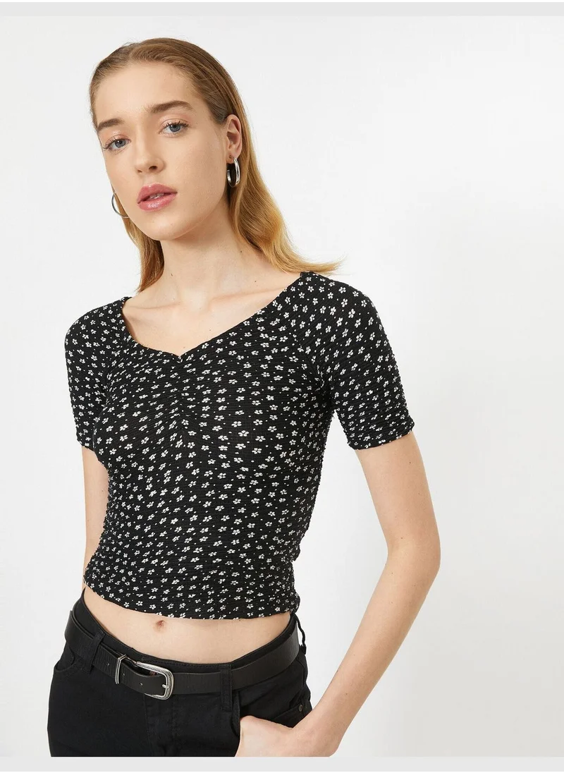 كوتون Patterned T-Shirt