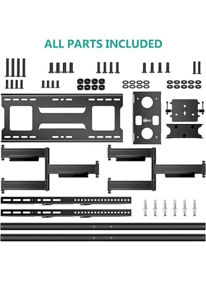 Heavy-Duty Full Motion TV Wall Mount Bracket for 65–120 Inch TVs – Swivel, Tilt, Rotatable, Supports up to 220 lbs, VESA up to 1000x600 - Image 3