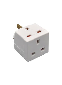 General 2 Way UK 3 Pin Plug Adaptor | Mains Power Multi Socket Extension | Extender Block Splitter | Wall Charger Adaptor Socket with 13A |2 Plug Power Extender  - Image 2