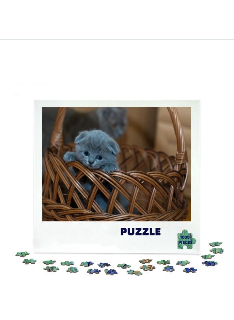 Anna 1000-Piece Thick Cardboard Puzzle for Stress Relief and Decoration - Image 1