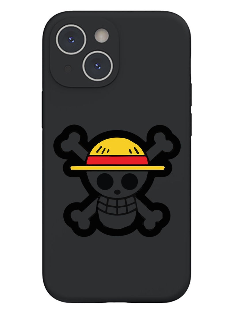 Theodor Protective Slim Fit Case Liquid Silicone Cover with Full Body Protection Anti-Scratch Shockproof Case For iPhone 13 Black  - Starry nights - Image 1