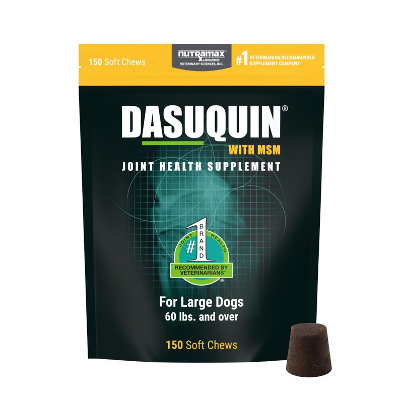 Nutramax Laboratories Nutramax Dasuquin for Large Dogs, Joint Health Supplement, Contains Glucosamine for Dogs, Plus Chondroitin, ASU, MSM and More, Supports Healthy Joints, Soft Chews, 150 Count - Image 1