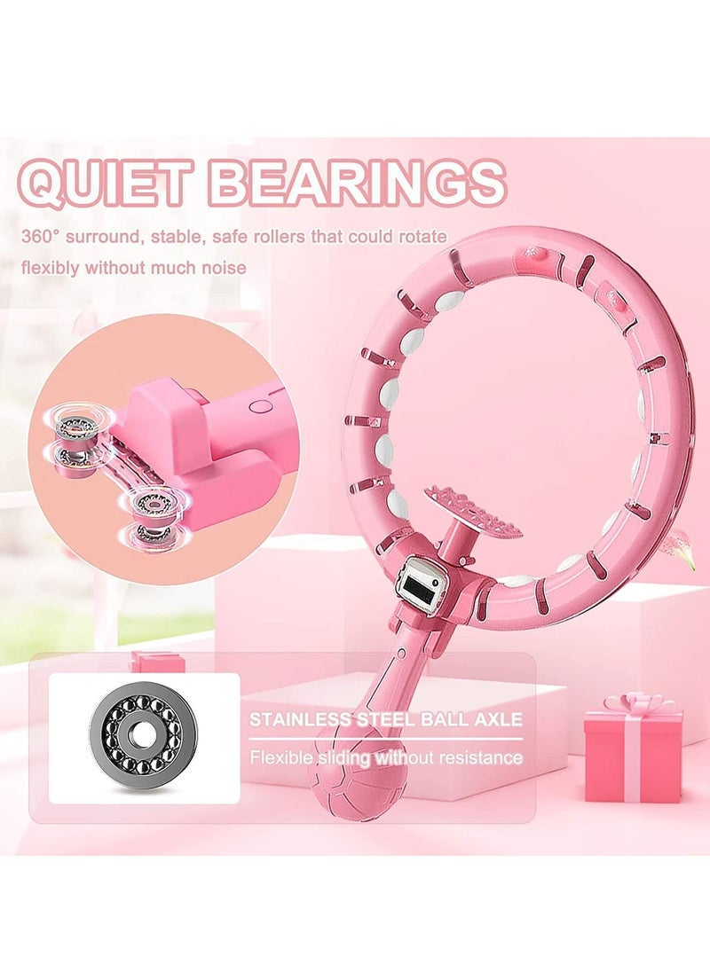 Arabest - Smart Hula Hoop, Hula Hoops for Adults Weight Loss Plus Size, Weighted Hula Hoop for Easy Removal Adjustable Massage with Smart Counter, Infinite hoop Adjustable Auto-spin Ball Weight - Image 1
