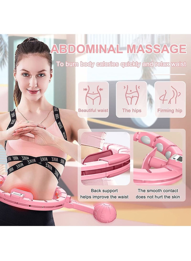 Arabest - Smart Hula Hoop, Hula Hoops for Adults Weight Loss Plus Size, Weighted Hula Hoop for Easy Removal Adjustable Massage with Smart Counter, Infinite hoop Adjustable Auto-spin Ball Weight - Image 1