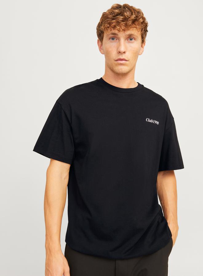 JACK & JONES Back Graphic Print Wide Fit T-Shirt  - Image 4