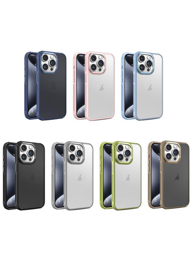 Zaboon Case For iPhone 13 Pro Max Hardware Side Cooling Skin Feel Frosted Metal Lens Frame Phone Case - Image 2