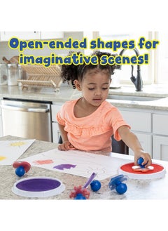 Learning Advantage Ready 2 Learn Giant Stampers Imaginative Play Set 1 Set Of 10 Easy To Hold Foam Stamps For Kids Arts And Crafts Stamps For Displays Posters Signs And Diy Projects  - Image 5