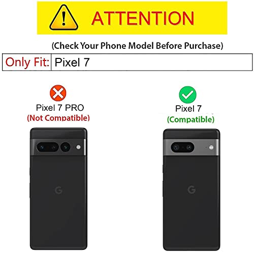 Kapa Matte Protective Lens Flexible Back Cover for Google Pixel 7, Slim Silicone with Soft Lining Shockproof Full Body Bumper Case (Green) - Image 2