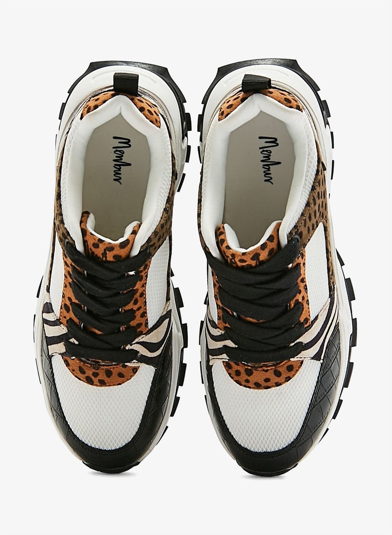 MENBUR Lace Up Low Top Sneakers - Image 4