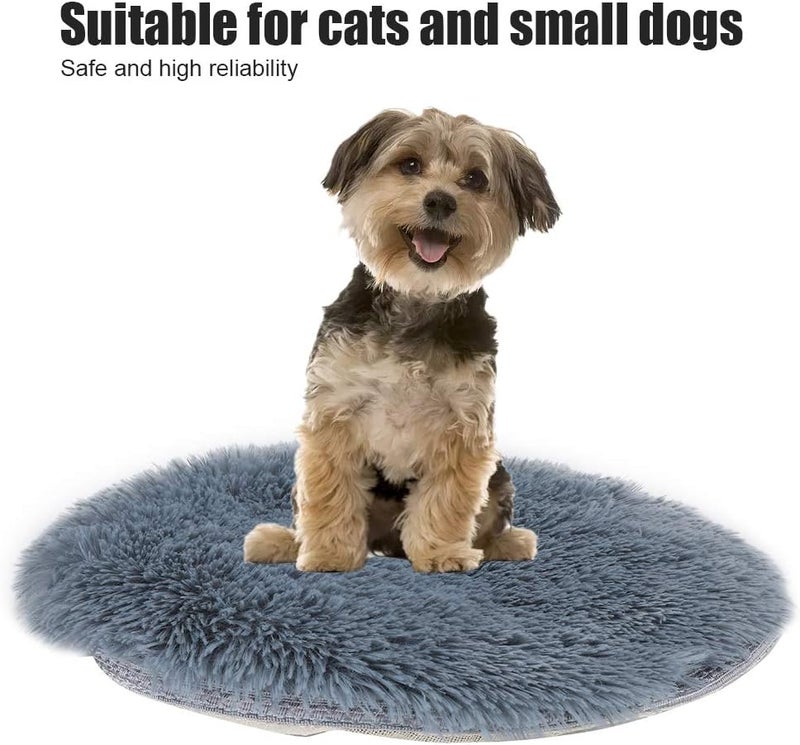 Self Warming Pet Pad, Pet Heating Plush Mat, USB Pet Heating Pad, Reusable Pet Warming Mat, Pet Bed Warmer, Washable Indoor Warming Mat, Heated Pet Mat for Small Dog Cat(Silver) - Image 2