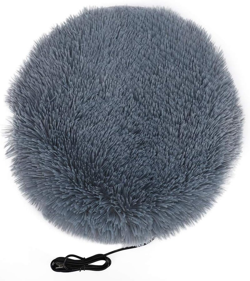 Self Warming Pet Pad, Pet Heating Plush Mat, USB Pet Heating Pad, Reusable Pet Warming Mat, Pet Bed Warmer, Washable Indoor Warming Mat, Heated Pet Mat for Small Dog Cat(Silver) - Image 1
