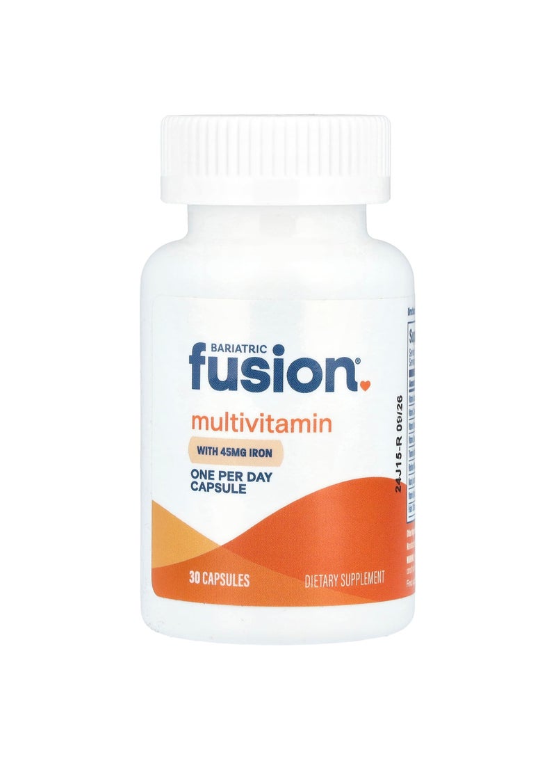 Multivitamin With Iron, 30 Capsules