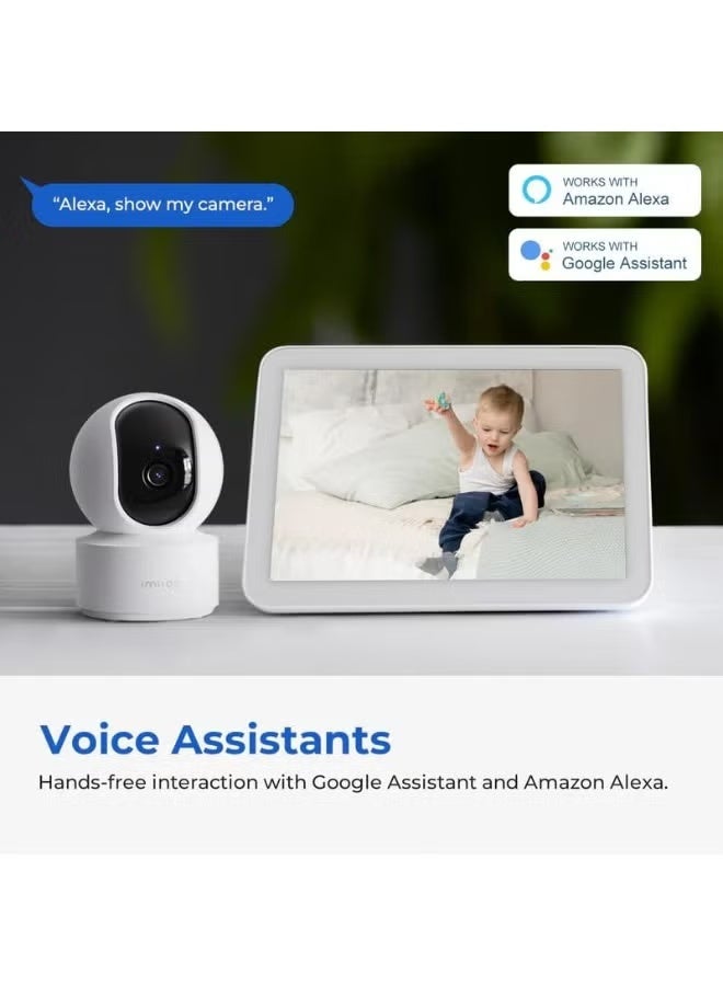 IMILAB C21 2.5K WiFi Indoor Security Camera | 360° Pan, 110° Tilt, 6× Zoom | AI Person & Noise Detection | Motion Detector | Kids & Pet Monitor | Two-Way Audio | Night Vision | MicroSD & Cloud | Alexa/Google - Image 5