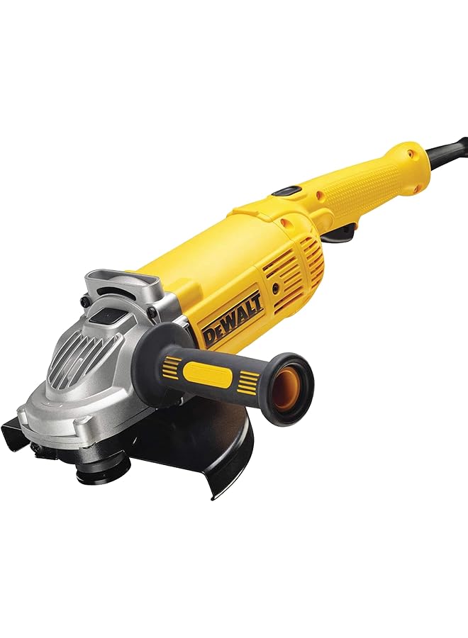 DEWALT 230Mm 2200W Large Angle Grinder With Lock On Switch Yellow Black Dwe492 B5 3 Year - Image 1