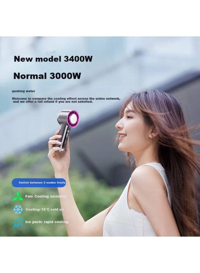 Miniso Portable Handheld Mini Fan Cooling Fan Mini Electric Fan Portable Rechargeable Silent Mini Air Conditioner - Image 4