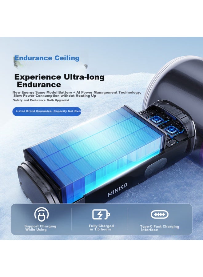 Miniso Portable Handheld Mini Fan Cooling Fan Mini Electric Fan Portable Rechargeable Silent Mini Air Conditioner - Image 3