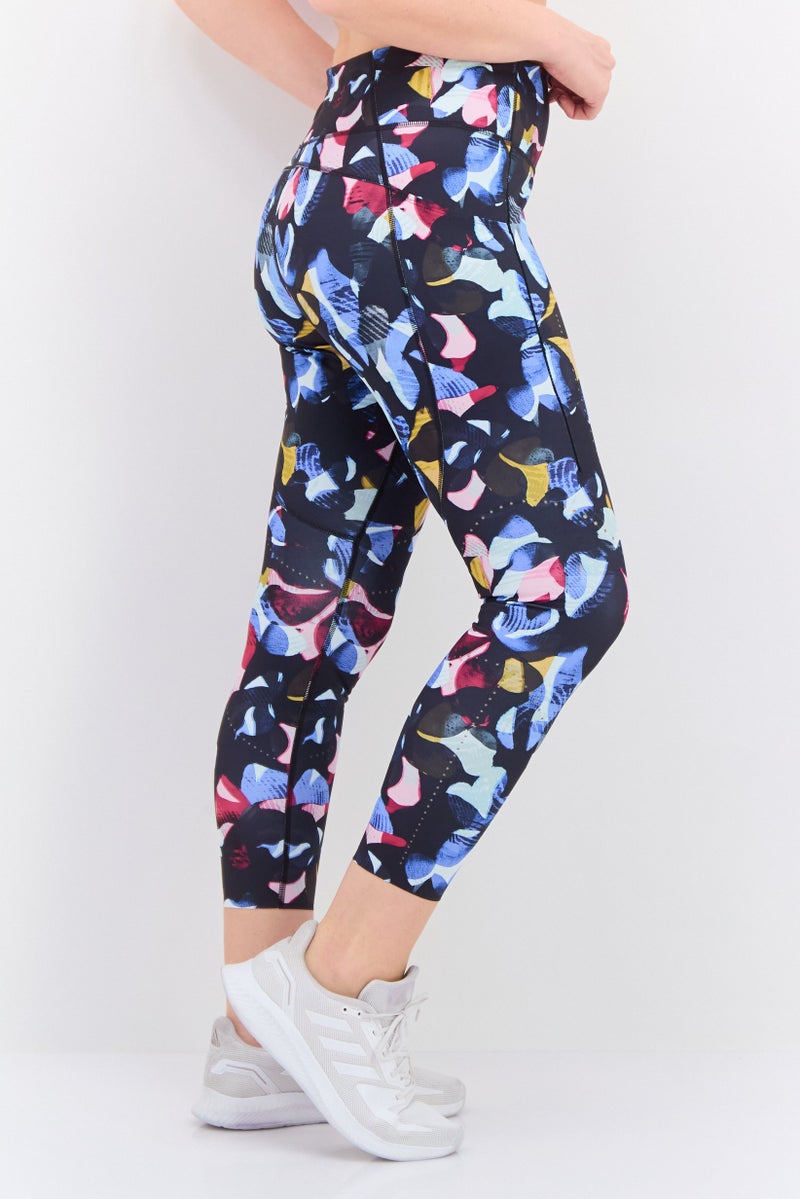 Brooks Women Sportswear Fit Training Leggings, Black Combo - Image 2