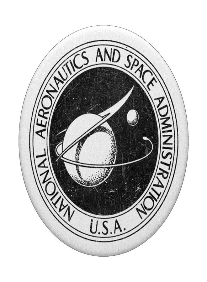 NASA Vintage Logo PopSockets PopGrip: Swappable Grip for Phones & Tablets PopSockets Adhesive PopGrip - Image 3