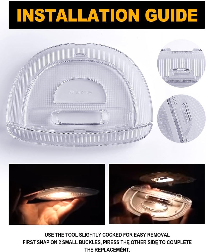 NEIFILES Interior Dome Light Cover for Ford F-250 F-350 F-450 F-550 (1999-2007) - Image 5