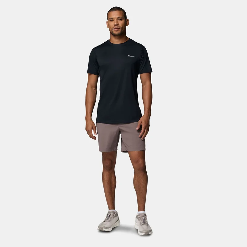 Columbia Black Men's Zero Rules Light Technical Hiking T-Shirt for Men | Best Price UAE