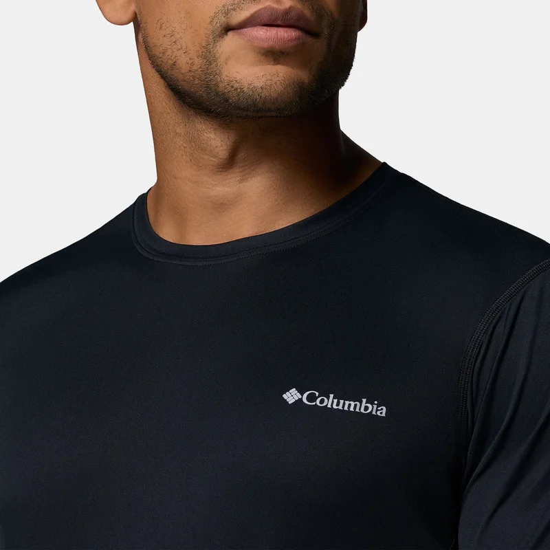 Columbia Black Men's Zero Rules Light Technical Hiking T-Shirt for Men | Best Price UAE