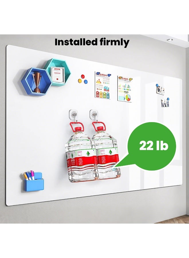 Jorunb Magnetic Whiteboard Sticker,Self Adhesive Whiteboard for Wall,Adhesive Backing Dry Erase Board for Wall,Easy to Write and Clean Dry Erase Board for Kids, Office, Home, with Marker, Magnetic Eraser and Magnets（90x120cm）  - Image 3