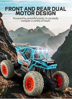GROIC RC Cars,1:20 Scale Electric Toy All Terrain Remote Control Car, Racing Cars Electric Vehicle,Kids Outdoor Toys Fast Racing Buggy Toy with Led Lights  - Image 4