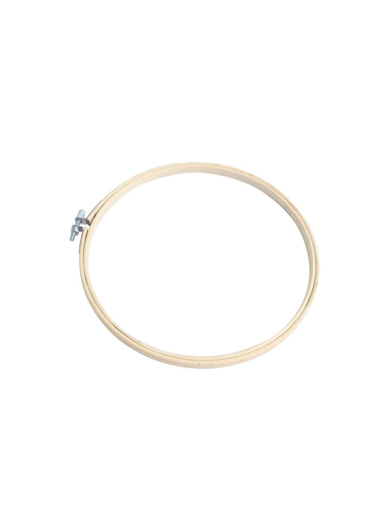GGOOT Rings Macrame Rings Croxs Cross Frame Embroidery Accessories Embroidery Frame Embroidery Hoop Dreamcatcher Wooden Hoop Wood Embroidery Hoops Bamboo Circle Embroidery Pendant Lace  - Image 1