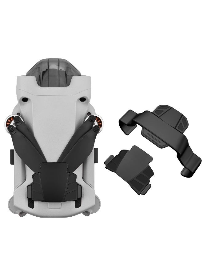 Propeller Retainer, Protective Snap Fitting, Propeller Holder Guard Strap Protector Stabilizer for DJI Mini 3 Pro Drone Accessories (Black)  - Image 1
