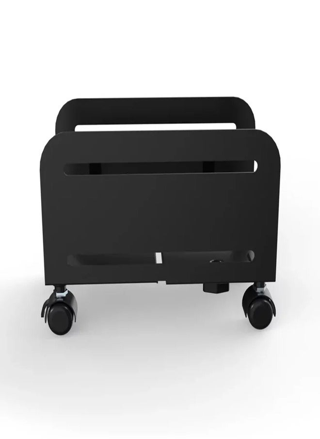 Skill Tech SH CP4 Universal Mobile CPU Stand, Width Range 119–209mm, 10kg Load Capacity – Black  - Image 2