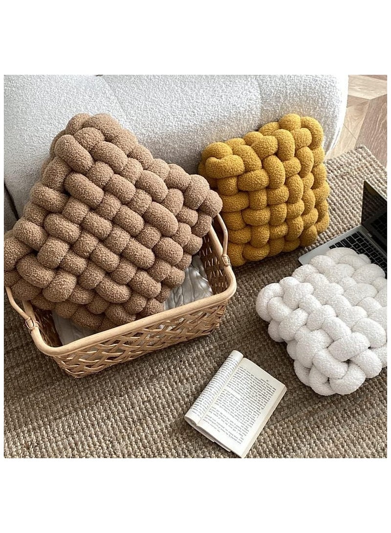 Vparty Soft Knot Pillow – Handmade Knotted Cushion, Cozy Decorative Throw Pillow for Sofa, Living Room, Bedroom, Office, Stylish Home Décor, Comfortable Accent Pillow for Family, Kids, Nursery, and Modern Interior Design  - Image 2