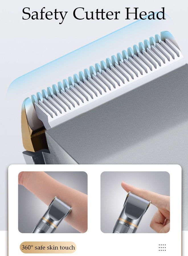 DUNISO Hair Clippers Electric with 5 Modes 4 Kinds of Positioning Combs Hair Cutting Kit Pro Mens Clippers for LED Display Cordless Rechargeable Hair Trimmer Set Professional Barbers Grooming Kit - Image 5