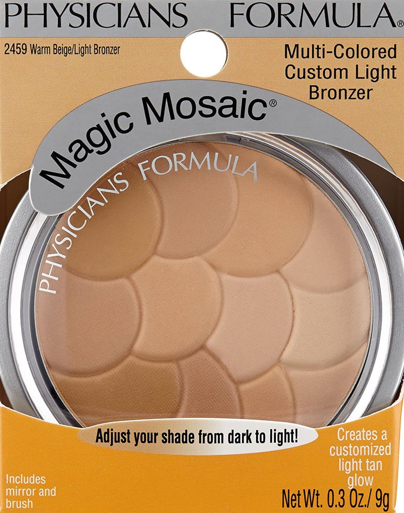 Physicians Formula Magic Mosaic Multi-Colored Bronzer, Highlighting, Contour Powder, Warm Beige/Light Bronzer, Dermatologist Tested, Clinicially Tested - Image 3