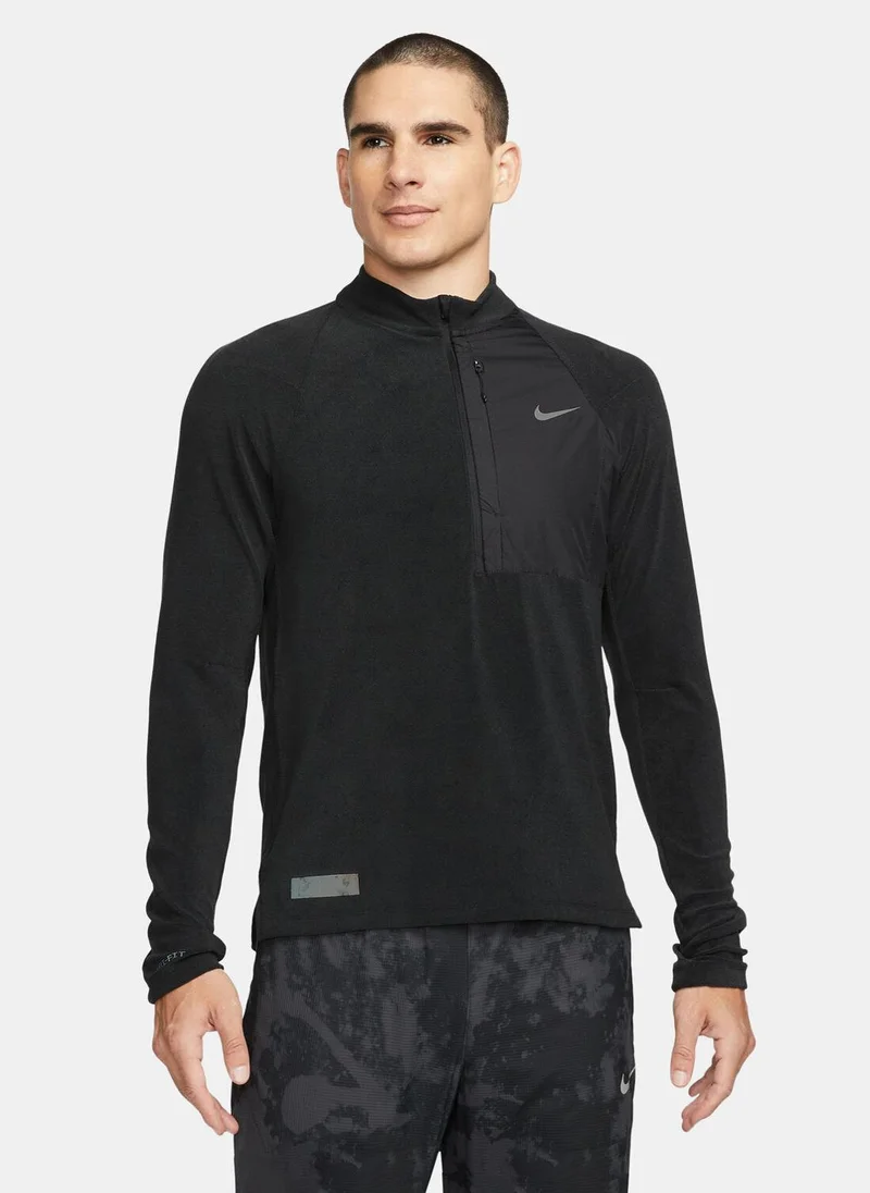 Nike Men's Dri-FIT Running Division 1/2 Zip Mid Layer Running Top