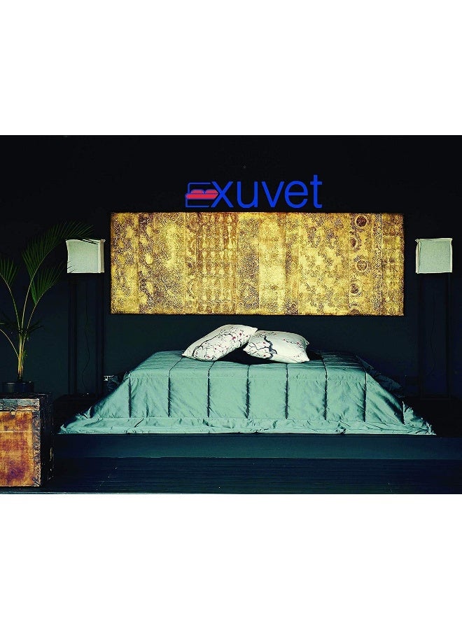 American Club Top Split-King: Adjustable King Bed Sheets - 4PC Bed Sheet Set - 100% Egyptian Cotton - 400 Thread Count - 15 Inch Deep Pocket, Top Split King, Silver - Split Down 34 inches from The top  - Image 4