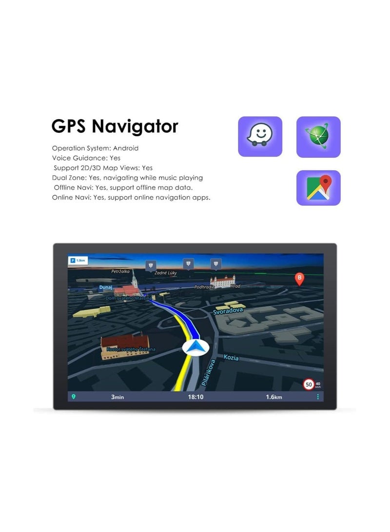 SHEZA STAR Android Car Stereo for Hyundai Elantra 2006 2007 2008 2009 2010 2011 1GB RAM 32GB ROM 9 Inch MirrorLink WiFi BT, IPS Touch Screen with Backup Camera Included - Image 4