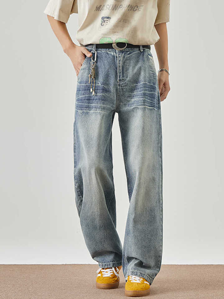 Unisex Casual Daily Denim Jeans - Image 3