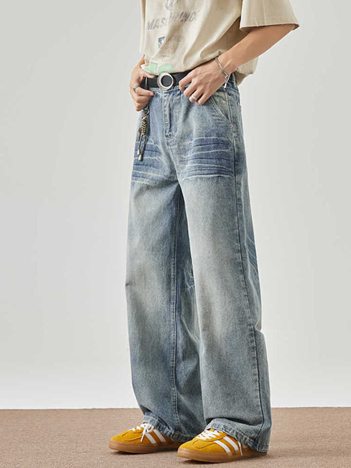 Unisex Casual Daily Denim Jeans - Image 4