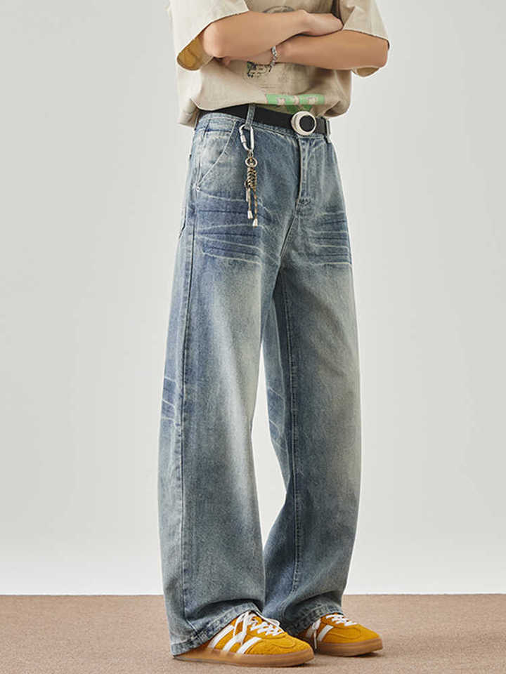Unisex Casual Daily Denim Jeans - Image 2