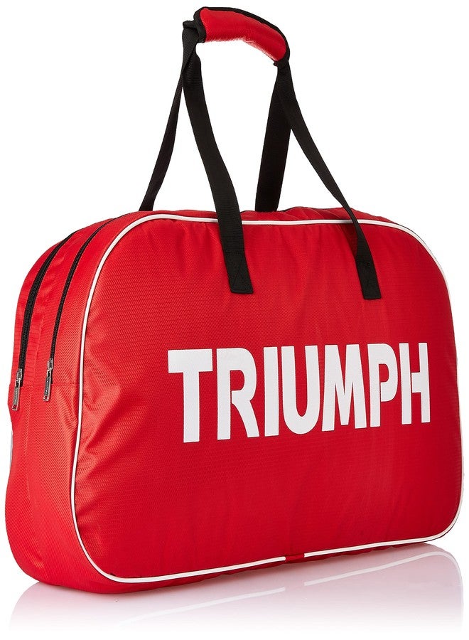 ترايامف مضرب تنس الريشة Triumph Legend-5000 قطعة واحدة خفيف الوزن مع حقيبة Cosmic-6R ذات قسمين باللونين الأحمر والرمادي - Image 3