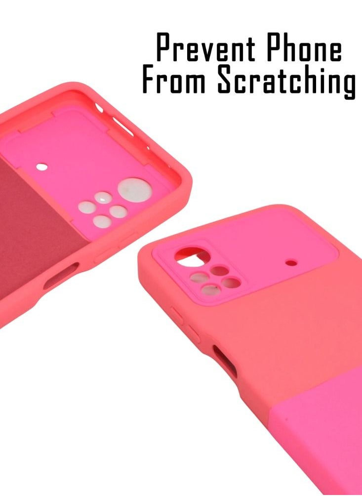 Houmt Poco X4 Pro Case Cover Soft Silicone Slim Protective Shockproof with Anti-Scratch Microfiber Cloth Lining Back Cover 360 Degree Protection  - Image 2