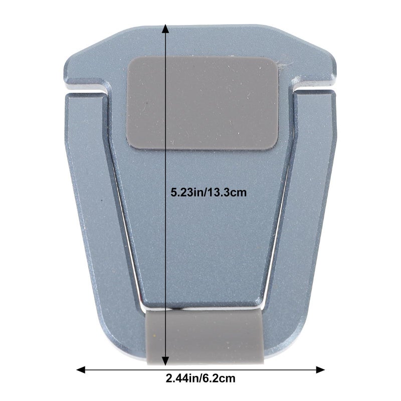 Aluminum Alloy Laptop Stand with Cooling Airflow for Desk Portable Notebook Holder Gray - Image 3