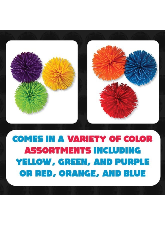 Koosh Minis 3-Pack - The Easy to Catch, Hard to Put Down Ball! - Fidget Toy - for Ages 3+ - Individual Colors May Vary - Image 4