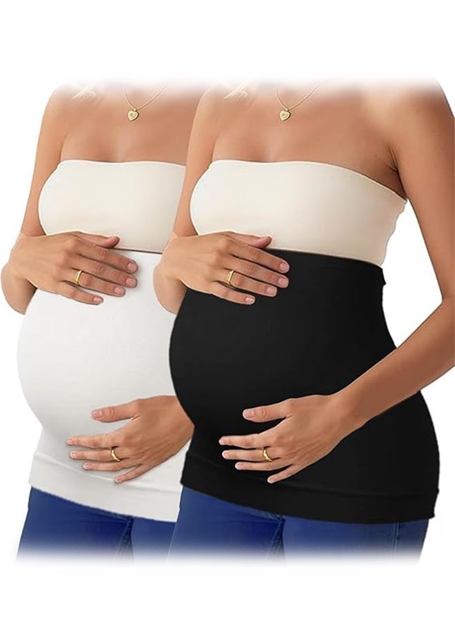 حزام دعم البطن للحوامل، مصنوع من السيليكون المطاطي غير القابل للانزلاق. - Image 1