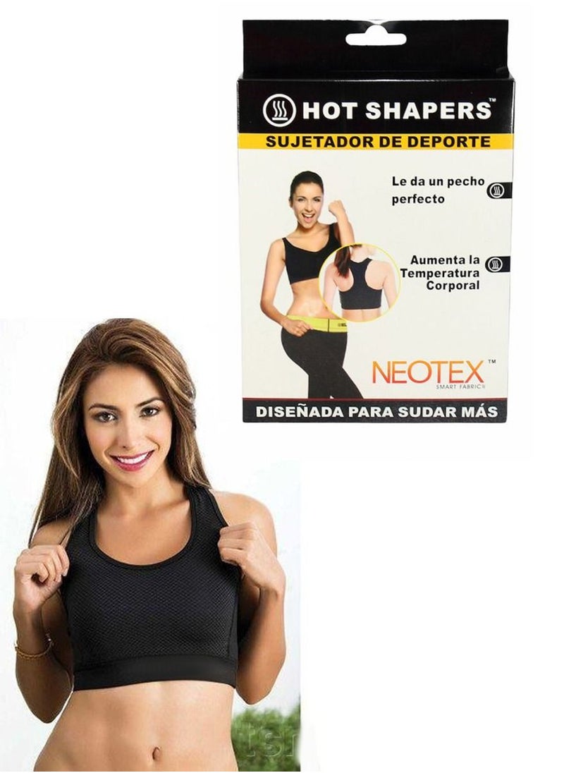 HOT SHAPER - Hot Shapers Sports Inner for Weight Loss and Shape with High Impact Gives Powerful Impetus To Body To Start The Process of Losing Weight Fashionable and Very Supportive Slimming Bra Large Size 80-85 - Image 1