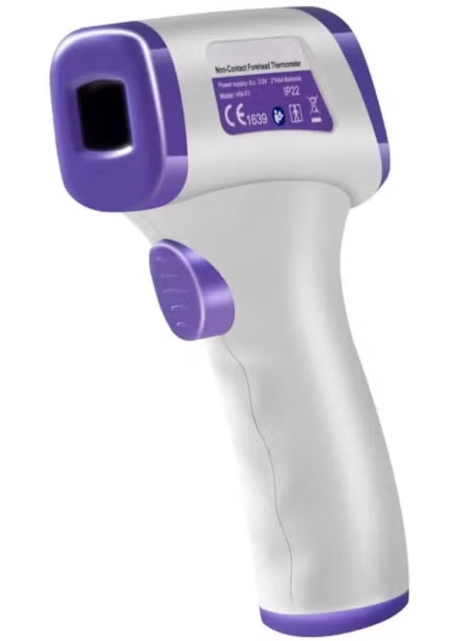 Heavy-Duty Non-Contact Infrared Forehead Thermometer, Digital LCD Temperature Scanner for Home, Clinics & Professional Use - Image 1