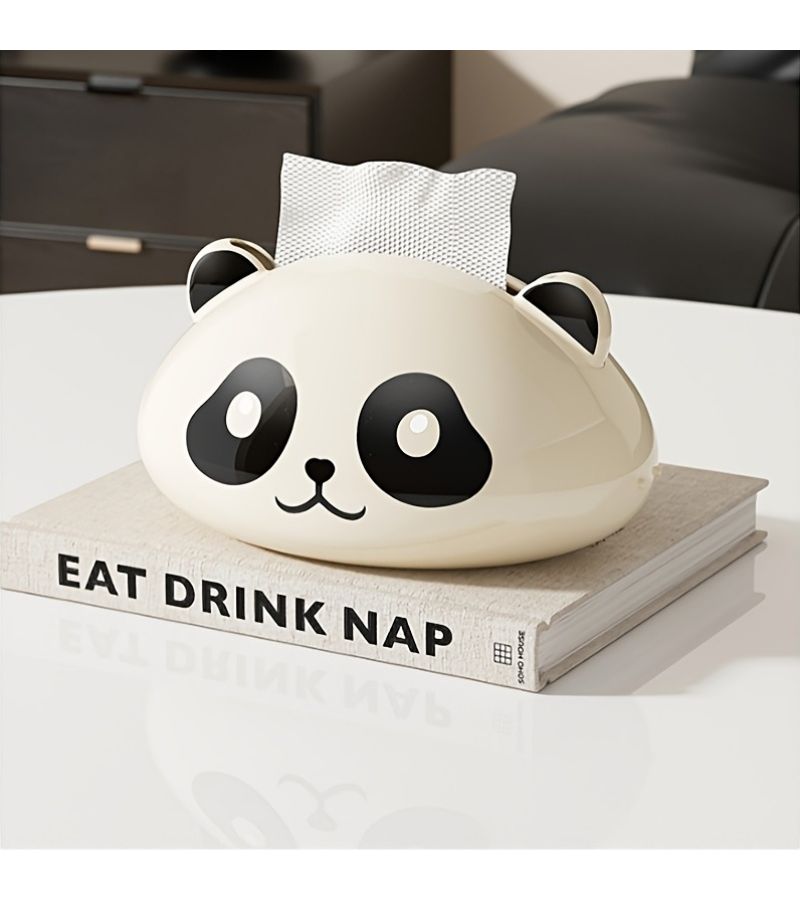 Creative Cute Acrylic Tissue Box Plastic Napkin Dispenser Home Office Dormitory Ornament - Image 1