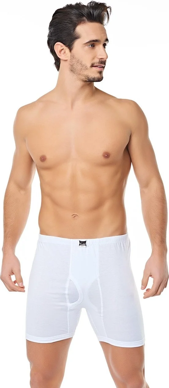 Tutku Men's Ribbed Argentinian Cuffed Boxers 6 Pcs 0111